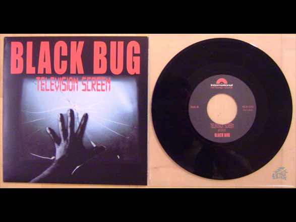 BLACK BUG - Television Screen 7 inch Vinyl Cover