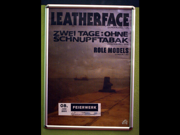 Leatherface Konzertposter für München