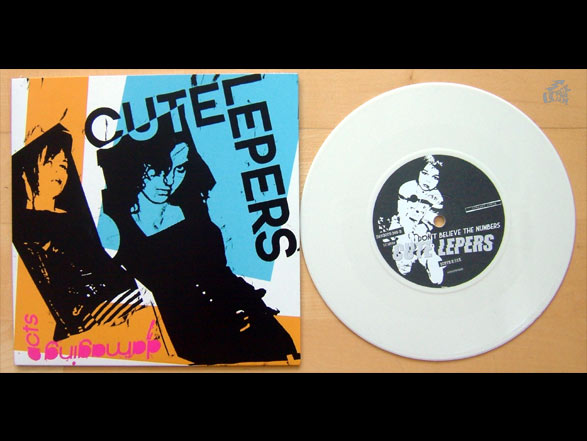 CUTE LEPERS - Damaging Acts  white vinyl version