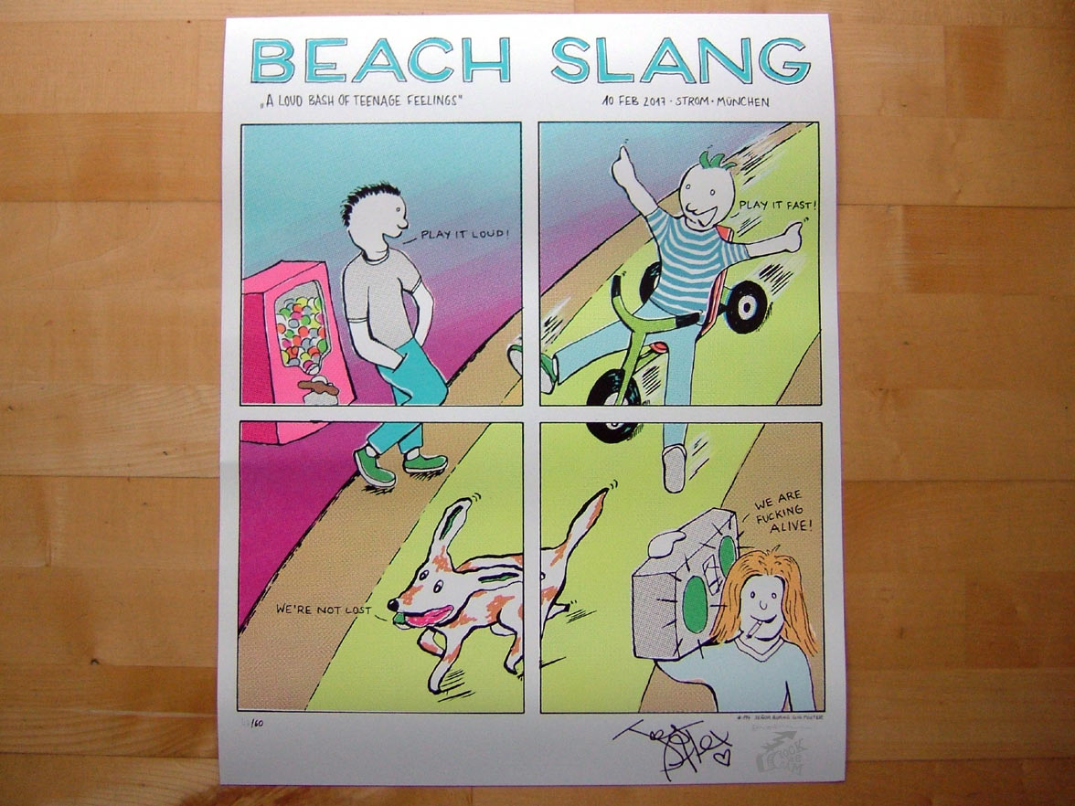 Beach Slang show poster 2017